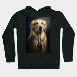 Adorable Dog in a Suit: A Perfect Blend of Elegance and Cuteness Golden Retriever Hoodie